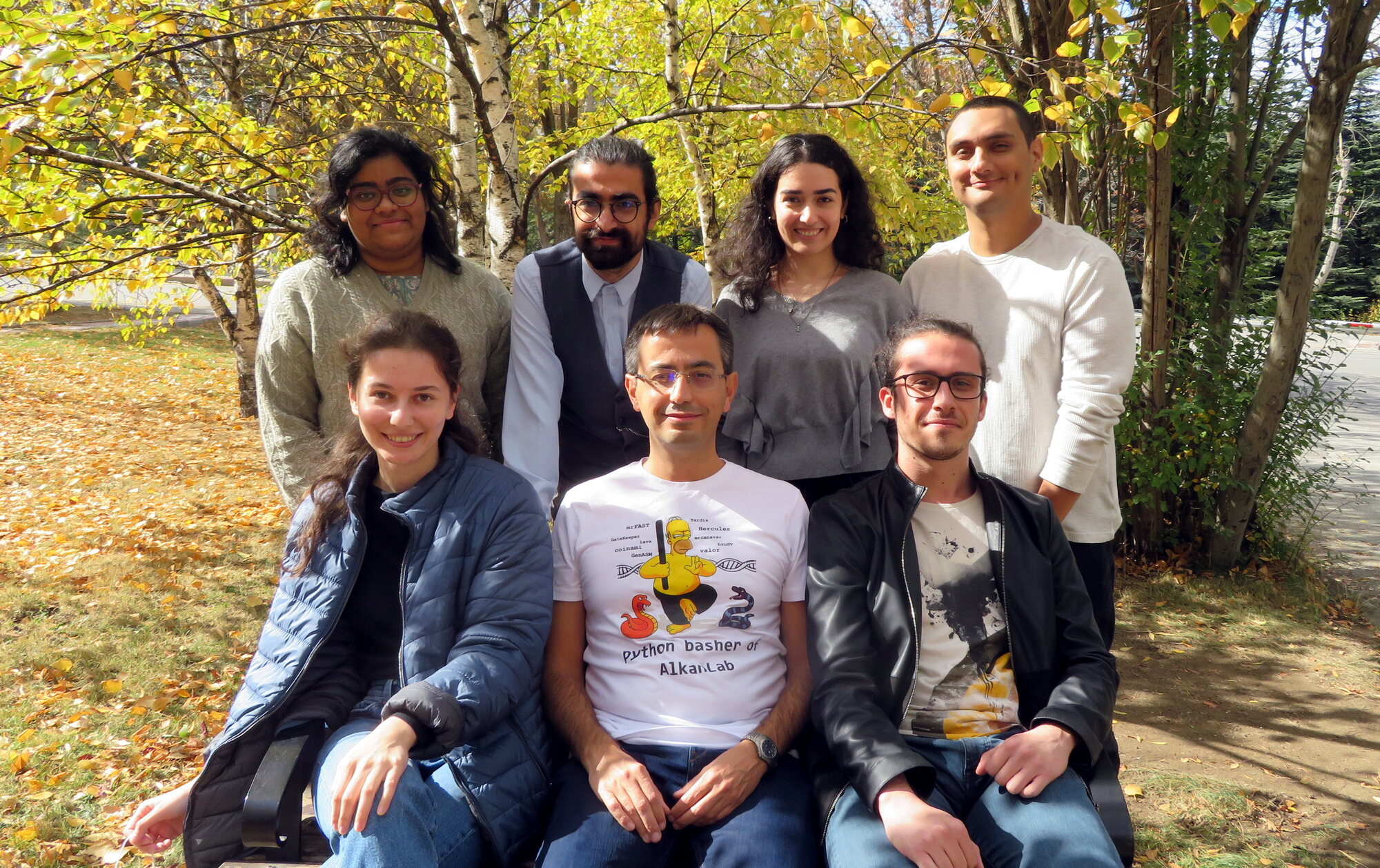 Alkan lab group photo, 2021