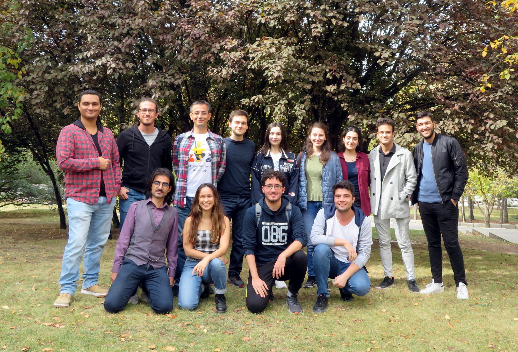 Alkan lab group photo, 2022