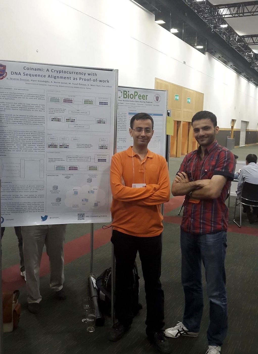 ISMB-ECCB 2015 in Dublin — Can & Cihad
