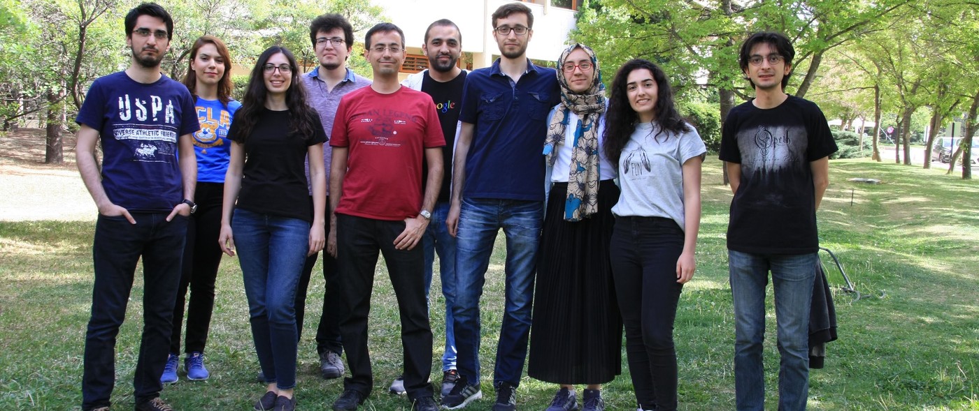 Group photo in May 2018 — Emre, Fatma, Ezgi, Fatih, Can, Mohammed, Halil, Balanur, Zülal & Alim
