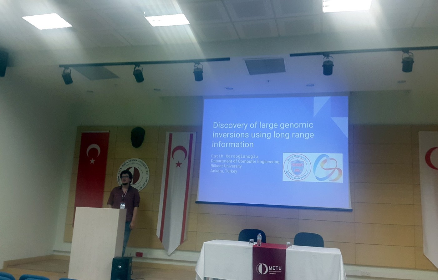 Fatih presenting at HIBIT 2017 in Cyprus
